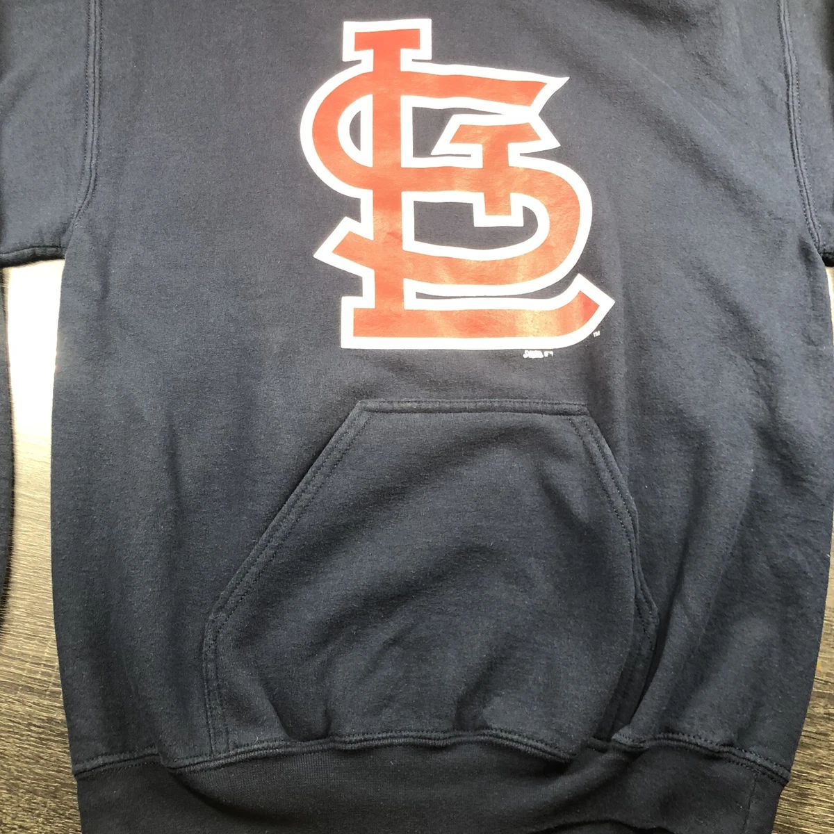 St. Louis Cardinals Hoodie Men's Small Blue Sweatshirt