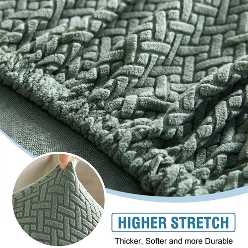 Dicke Jacquard Sofakissenbezüge Schoner Couchbezüge Anti-Staub Schonbezug - Bild 6 von 35