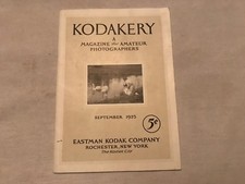 1925 KODAKERY Magazine For Amateur Photographers, Eastman Kodak Co.