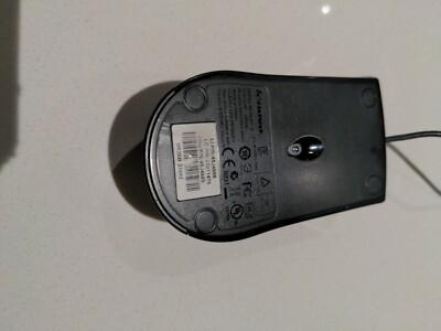 LENOVO 45J488 M-U0025-0 USB 2 BUTTON BLACK WIRED OPTICAL COMPUTER 