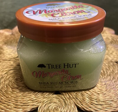 Tree Hut Margarita Citron Shea Sugar Scrub Citrus Lime Agave Extract 18 oz  New