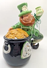 NEW Blue Sky Clayworks Finnigan O’Fig Dancing Wee Jig St Patrick's Day Tealight