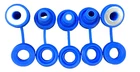 5x Hi Temp Blue Anti Vibration Exhaust Hanger Rubber Snapper Grommet