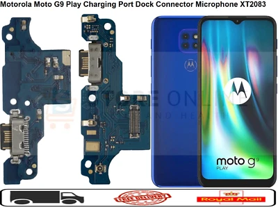 MY STORE Motorola Moto G9 Play Charging Port Dock Connector Microphone XT2083
