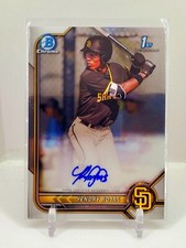 2022 Bowman Chrome 1st Yendry Rojas Base Auto Padres HOT RC ROOKIE Autograph C2