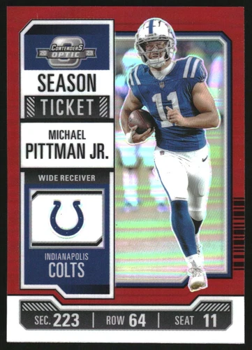 2023 Panini Contenders Optic Michael Pittman Jr. #22