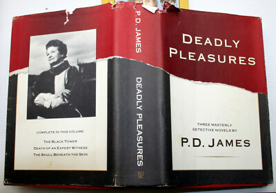 DEADLY PLEASURES P.D. James Three Masterly Detective Novels BLACK TOWER WITNESS