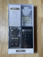 MOSCHINO Toy 2 Eau de Parfum+Toy Boy 5mL MINIATURE COLLECTION 2pc Set Mini Duo