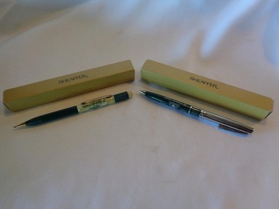 VINTAGE SHEAFFER PEN & PENCIL - TRIANGLE REFINERIES INC. HOUSTON - FREE SHIPPING