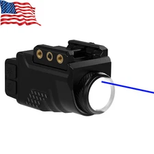 700 Lumen Blue Pistol Light Laser Combo Tactical Flashlight Laser Beam