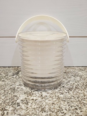 acrylic ice bucket with lid