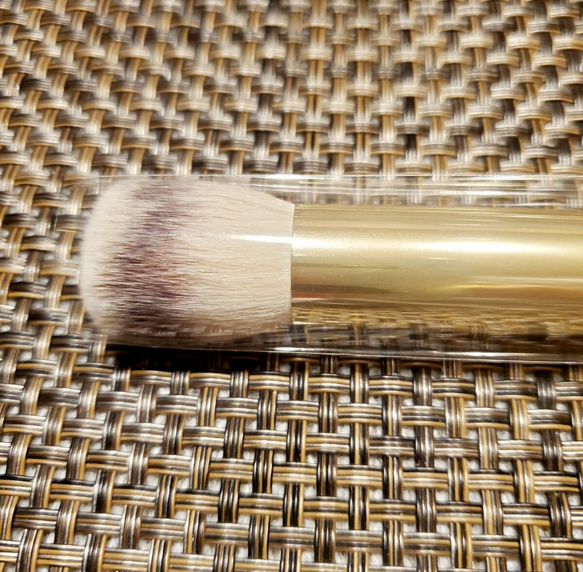 Battington Powder & Contour Foundation Brush Set Pair Brushes Gold (2