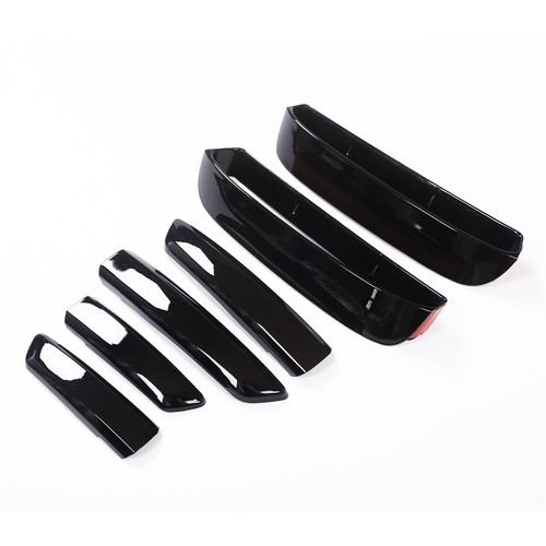 ABS Black Front Bumper Air Intake Trim Kit For Land Rover Discovery 5 LR5 17-20 - Picture 3 of 6