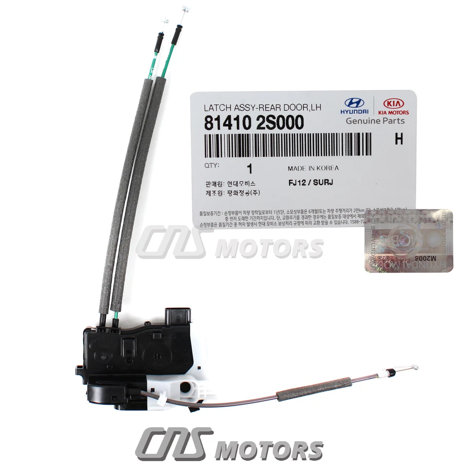 GENUINE Door Lock Actuator REAR LEFT DRIVER for 10-15 Hyundai Tucson 814102S000 - Image 4 of 4