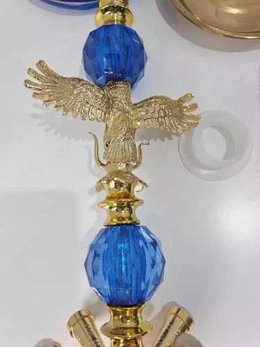 Elegant Fine Large 52cm Shisha Hookah Four Hose Handmade Traditional Gift XMAS - Picture 31 of 55