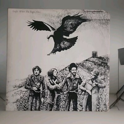 TRAFFIC When The Eagle Flies LP ORIGINAL 1st U.S. with Inner Sleeve 1974 VINYL 