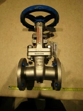 VELAN F08-0064C-13GX-W399, 2" CLASS 150, 316 SS FLANGED GATE VALVE 
