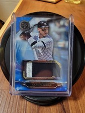 Aaron Judge 2019 Topps Triple Threads Jumbo Patch Blue /3