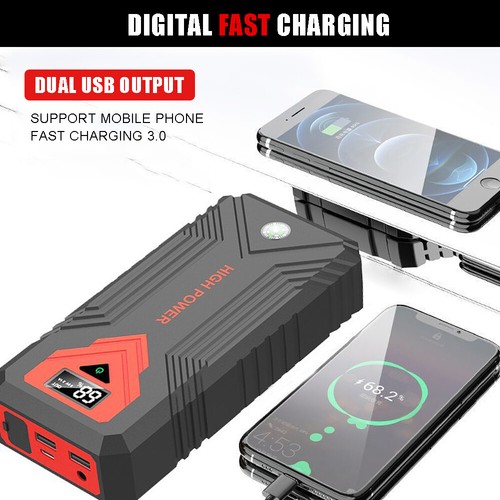 69800mAh 3000A Starthilfe Powerbank Auto Starthilfe 12V Batterie Ladegerät - Bild 4 von 12