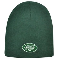 NFL CUFFLESS BEANIE KNIT HAT NEW YORK JETS GREEN NEW