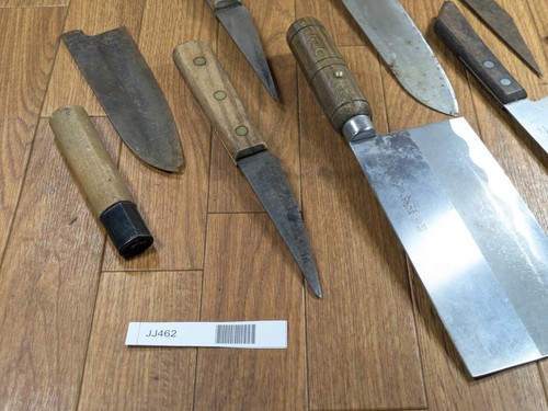 Damaged Lot of Japanese Chef's Kitchen Knives Broken from Japan JJ462 - Picture 10 of 18