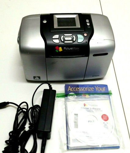 Epson PictureMate 500 Digital Photo Inkjet Mini Printer with USB CABLE