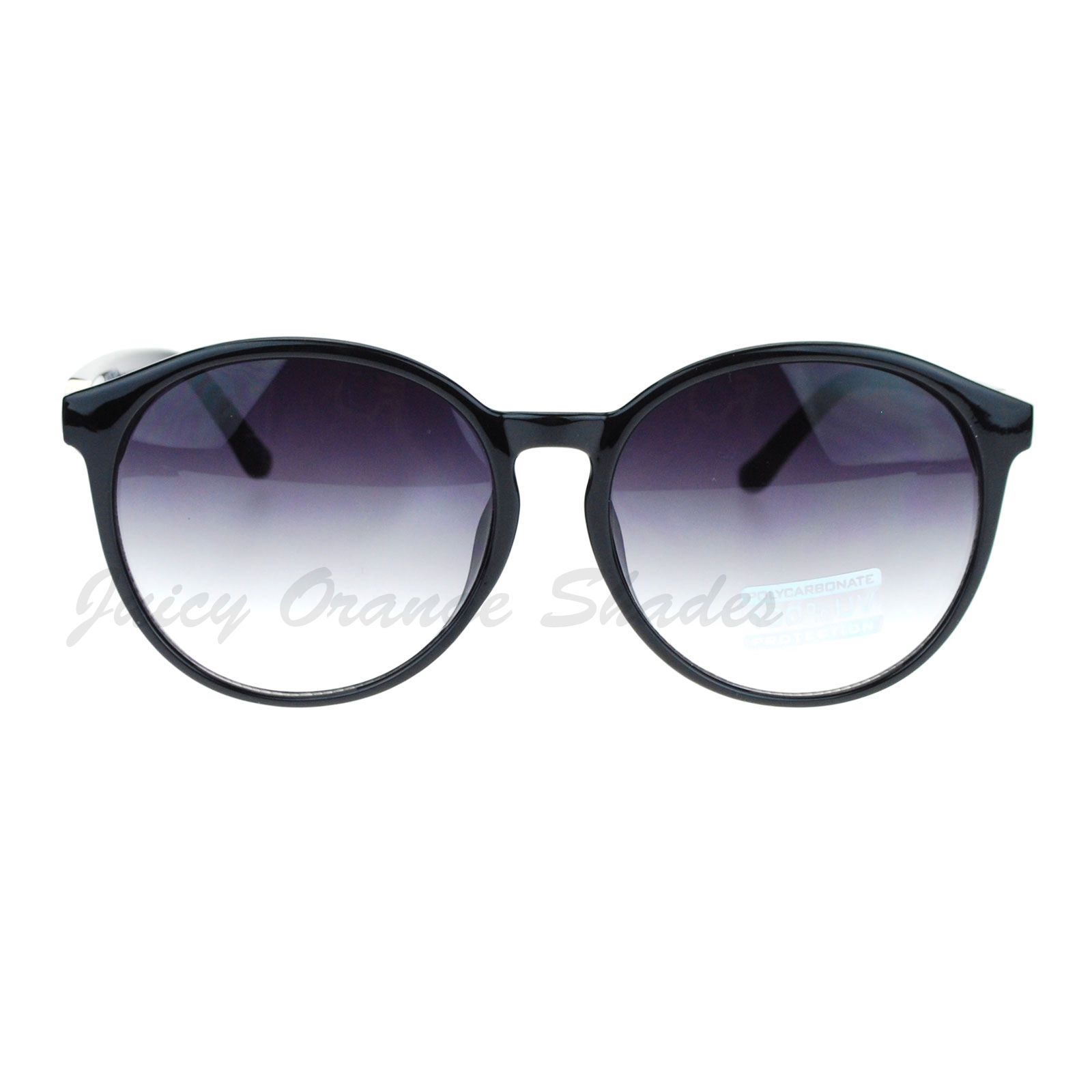Tom Ford Oversized Round Sunglasses - Gold Frame, Black  display picture 1