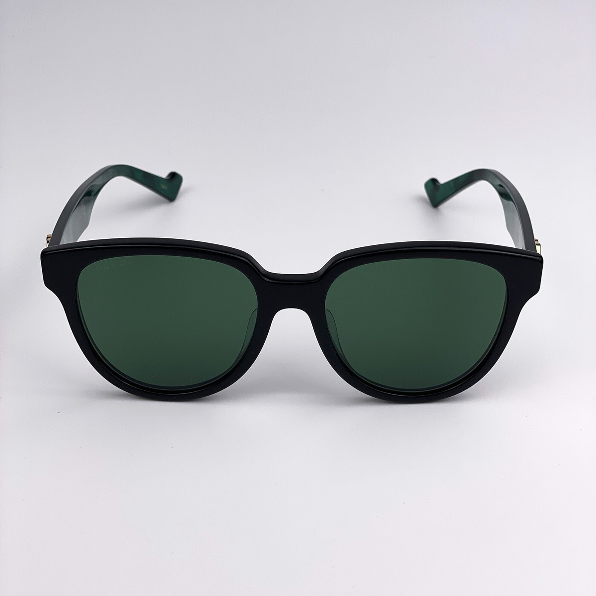Gucci Women Sunglasses Black Green Square GG0960SA 001 NEW