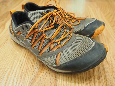 Merrell Boulder Vibrant Orange Gray Men display picture 3