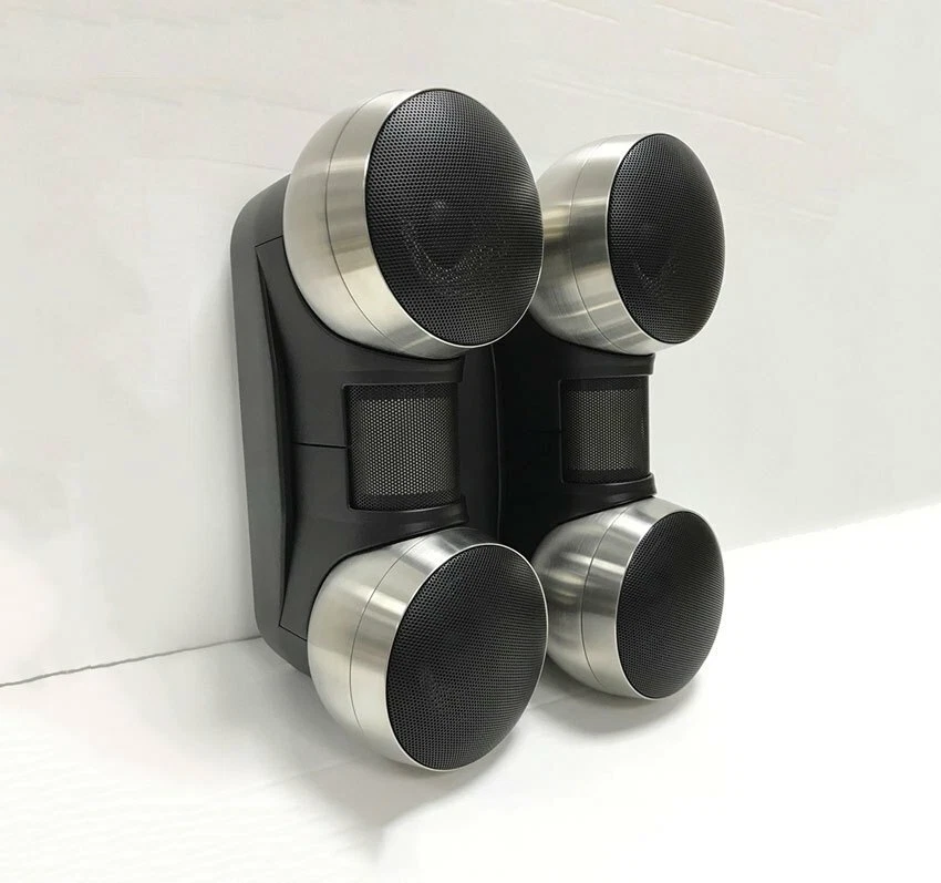 Anthony Gallo Acoustics Strada 2 Loudspeaker (PAIR) - Stainless Steel/Black
