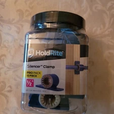 (15-Pk) HoldRite Silencer Clamp Plastic 1/2" 266J15 