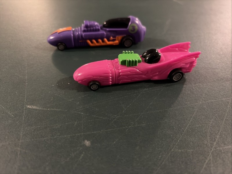 1993 Wendy’s Drag Car Pullback Pens - Lot Of 2