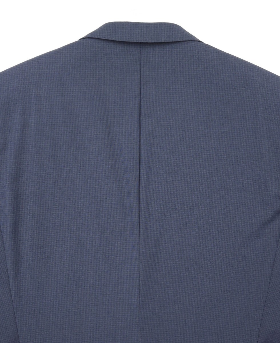 Hugo Boss Men's 44L Huge4 / Genius3 Blue Check 2-Piece Suit Super