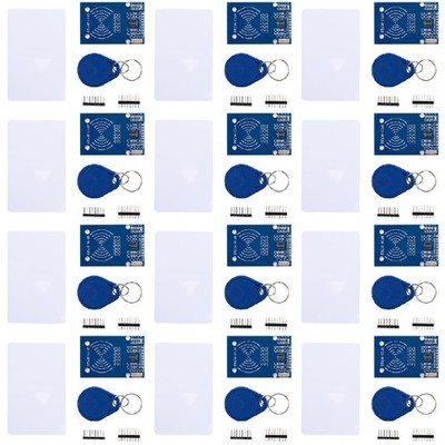 12 PCS RFID Kit Mifare RC522 RF IC Card Sensor Module S50 For Raspberry Pi