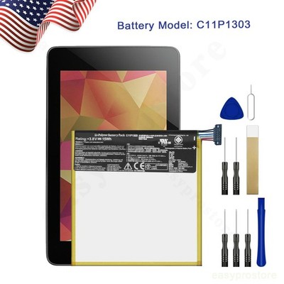 New Battery C11P1303 For Google ASUS Nexus 7 2nd Gen (2013 Year) ME571K ME571KL