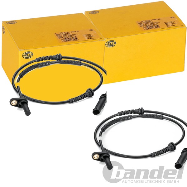2X Hella ABS-SENSOREN Vorne Passend FÜR BMW 5 6 7 Links+Rechts | 6PU 012 806-441-image