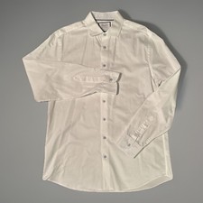 Charles Tyrwhitt Shirt Mens 17 37 White Slim Fit Dress Spread Collar