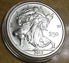 2017 ZOMBUCK CURRENCY OF THE APOCALYPSE 1oz SILVER "WALKER"