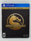 Mortal Kombat 11 Premium Edition Steelbook (PS4) Complete CIB Mint Disc