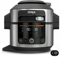 Ninja Foodi 6L 11-in-1 SmartLid Multi-Cooker - Black/Silver (OL550UK)