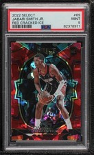 2022 Select Concourse Red Cracked Ice Prizm Jabari Smith Jr #69 PSA 9 MINT 0z5u