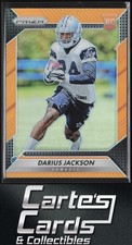Darius Jackson 2016 Panini Prizm #269 Orange Dallas Cowboys RC Rookie 192/299
