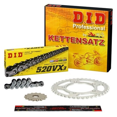 Kettensatz Suzuki Gladius 650 (CX WVCX) DID VX3 X-Ring NIET SFV 650