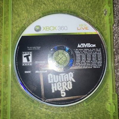 Guitar Hero (Xbox 360)   Loose Disc   Tested & Working   Authentic
