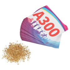 Running Bib Number 7x6 Inch, 201-300 Shadow Waterproof Competitor Number