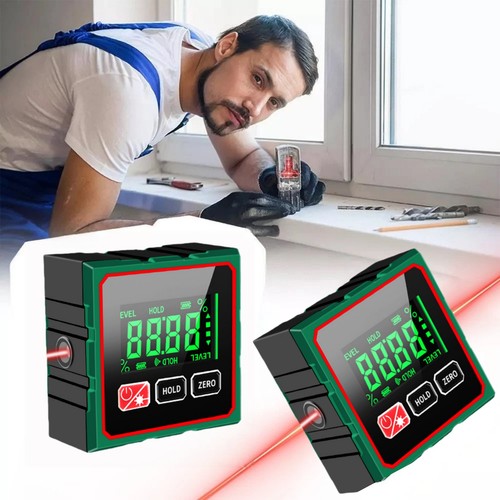 For Building Work Digital Angle Finder 4 Side Strong Magnetic Gauge Digital - Picture 17 of 24