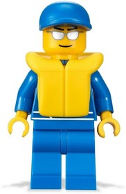 LEGO City 4641 Speedboat & Minifig 100% Complete