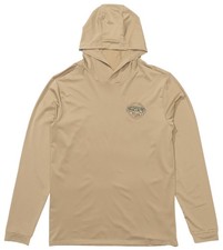 Salty Crew Jimmy Men's Hooded Sunshirt - Khaki - New
