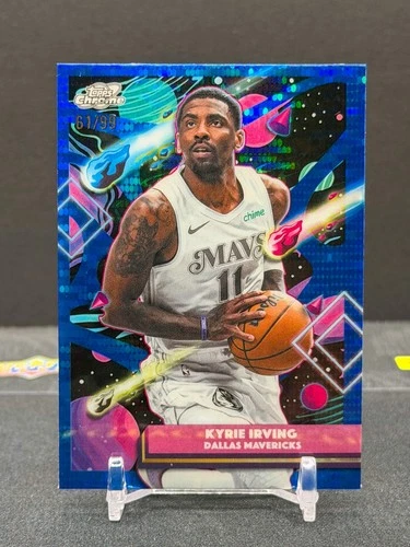 2025-26 Topps Cosmic Chrome - Kyrie Irving #158 Blue Moon Refractor /99 Mavs