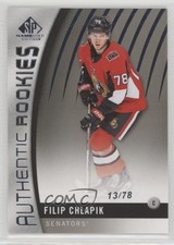 2017-18 SP Game Used Authentic Rookies 13/78 Filip Chlapik #129 2js